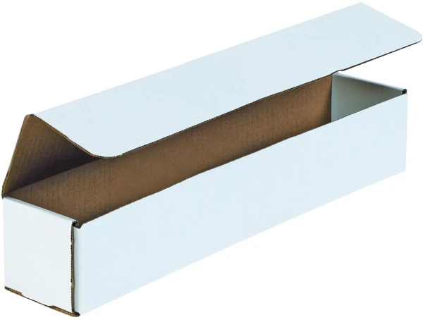17.5 x 3.5 x 3.5 white corrugated mailers 17.5x3.5x3.5 white corrugated mailers