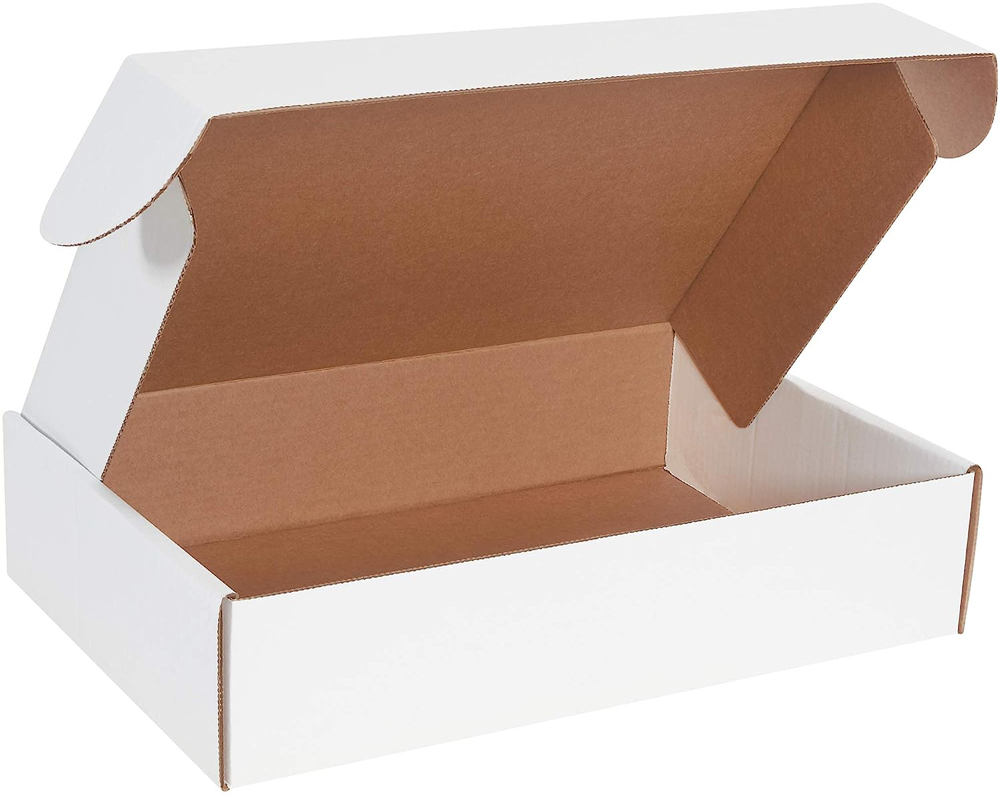 White 18x12x4 deluxe literature mailer
