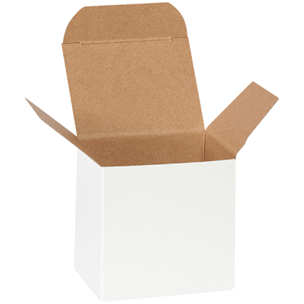 2 x 2 5/8 x 2 5/8 White Reverse Tuck Mailers 2 x 2 5/8 x 2 5/8 White Reverse Tuck Mailers