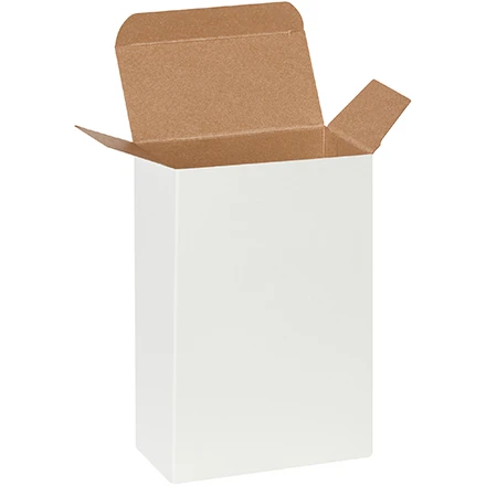 2 3/8 x 4 5/8 x 7 5/16 White Reverse Tuck Mailers
