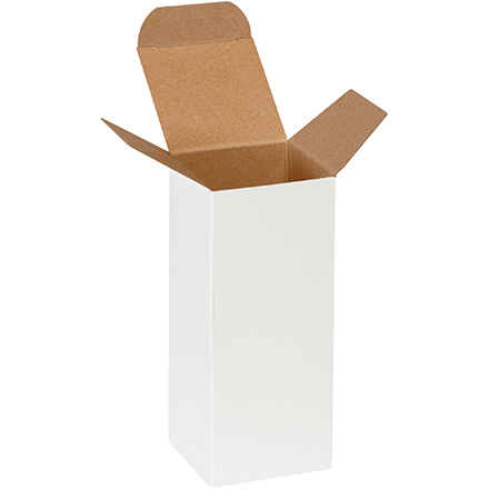 2 1/2 x 2 1/2 x 6 White Reverse Tuck Mailers 2 1/2 x 2 1/2 x 6 White Reverse Tuck Mailers