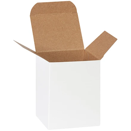 2 1/2 x 3 x 4 White Reverse Tuck Mailers 2 1/2 x 3 x 4 White Reverse Tuck Mailers