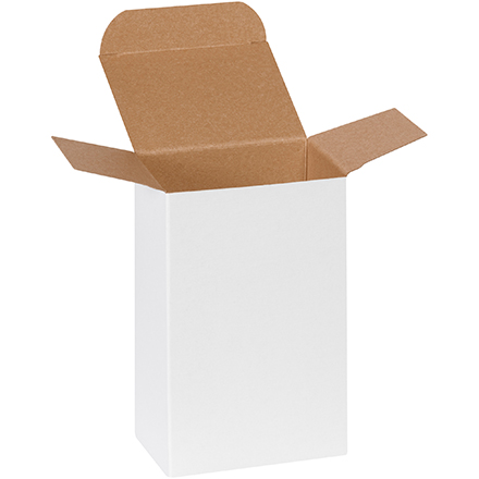 2 1/2 x 3 1/2 x 5 1/2 White Reverse Tuck Mailers 2 1/2 x 3 1/2 x 5 1/2 White Reverse Tuck Mailers