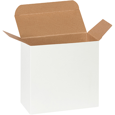 2 1/2 x 5 5/8 x 5 5/8 White Reverse Tuck Mailers 2 1/2 x 5 5/8 x 5 5/8 White Reverse Tuck Mailers