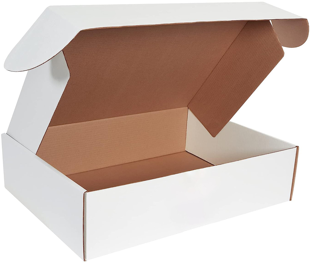 White 24x18x6 deluxe literature mailer