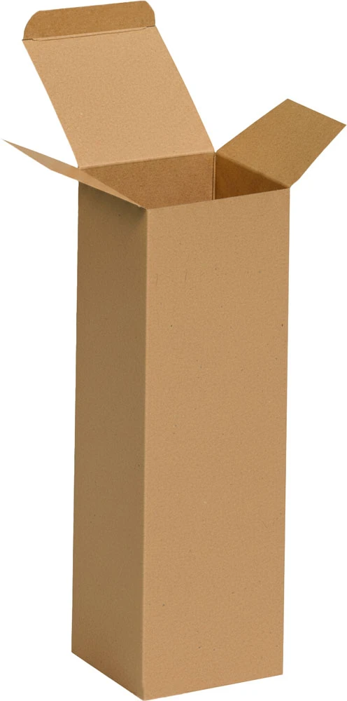 2 x 2 x 7 Kraft Reverse Tuck Folding Cartons 2 x 2 x 7 Kraft Reverse Tuck Folding Cartons