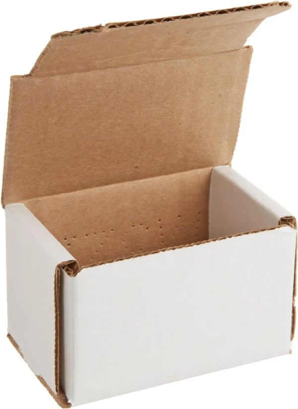 3 x 2 x 2 White Corrugated Mailers 3x2x2 White Cardboard Box Mailers