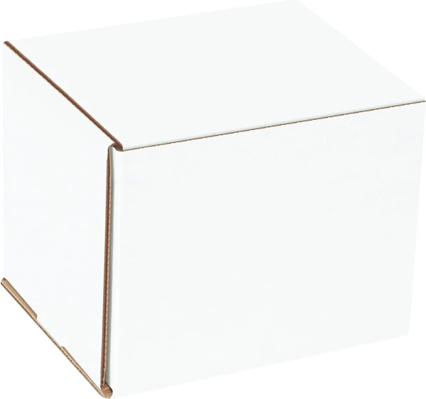 3" x 2" x 2" White Corrugated Mailers Closed Closed 3 x 2 x 2 White Cardboard Box Mailers