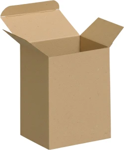 3" x 2 1/2" x 4" Kraft Reverse Tuck Folding Cartons