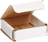 3 x 3 x 1  White Cardboard Box Mailers