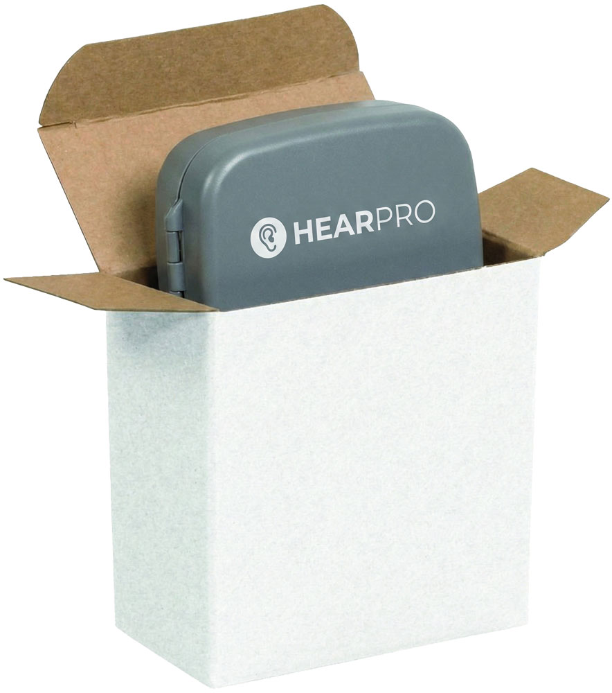 Hard Case in a White Reverse Tuck Folding Mailers - 3 5/16 x 1 1/2 x 3 5/16