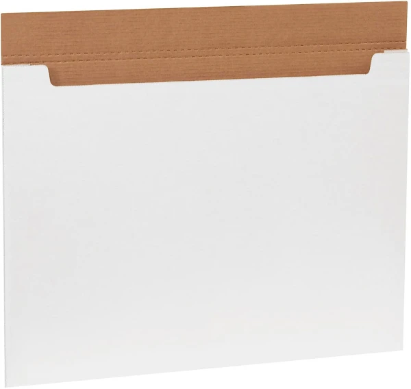 30 x 22.5 x 0.25 Jumbo White Fold-Over Mailers White 30 x 22.5 x 0.25 Jumbo Fold-Over Mailers