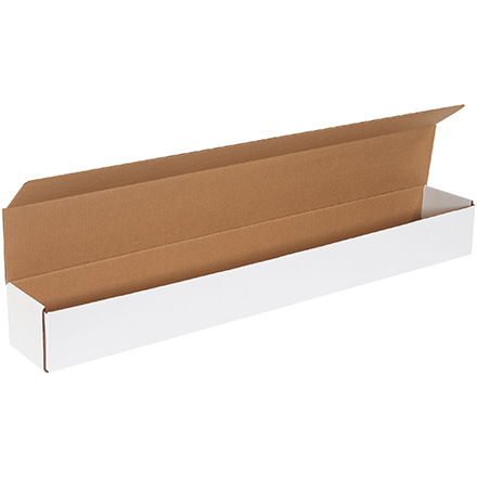 36.25x4.875x4 white corrugated mailers