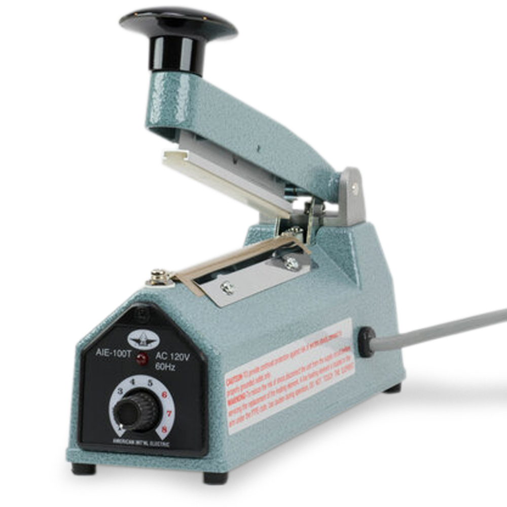 Right Side of 4 Thermal Impulse Bag Sealer