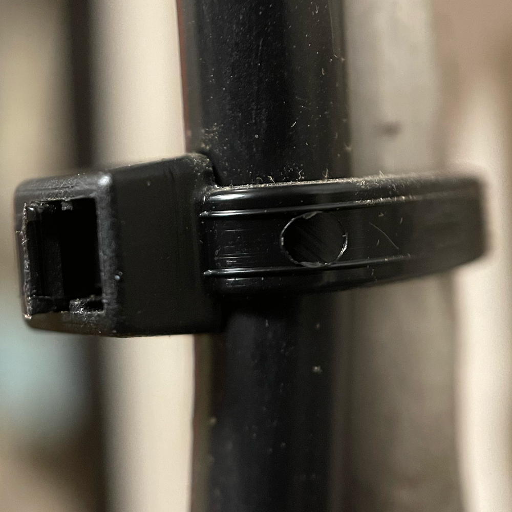 Black 4 inch Nylon Tamper Evident Cable ZipTies