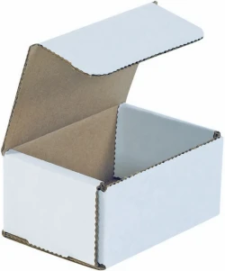 4" x 3" x 2" White Corrugated Mailers