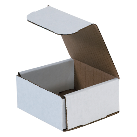 4x4x2 white corrugated mailers