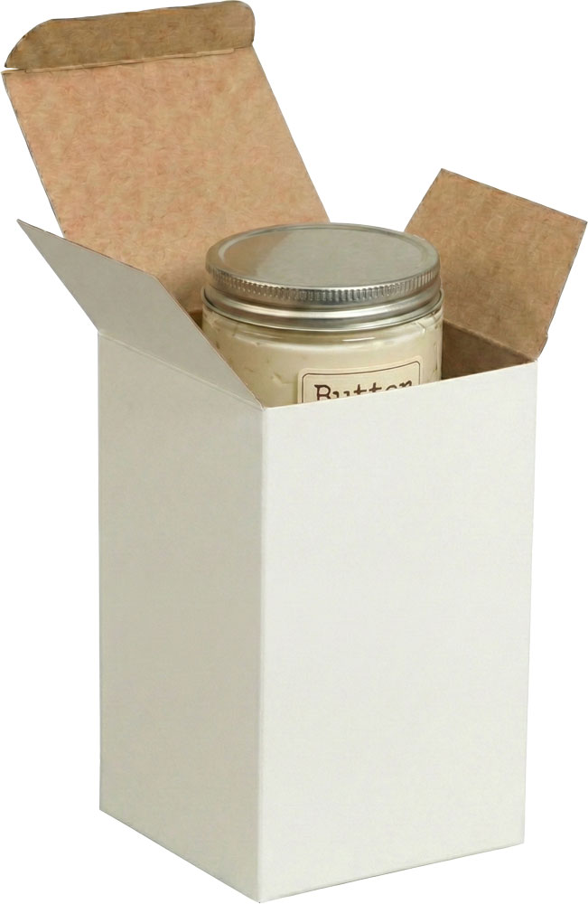 Facial Care Cream in a White Reverse Tuck Folding Mailers - 4 x 4 x 6