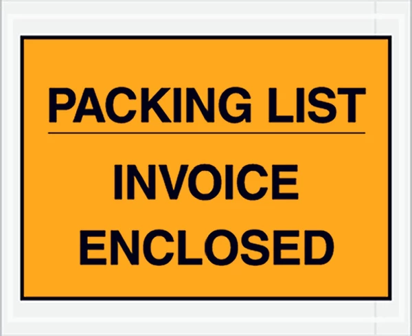 4.5x5.5 Full Face Packing List Envelope Invoice Enclosed