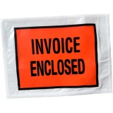 Close up of 4.5 x 6 Invoice Enclosed Packing List Full Face Side Loading Print on Front