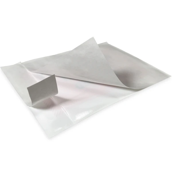 4.5 x 6 Packing List Material Safety Data Sheet Enclosed Adhesive Backing Close up of 4.5 x 6 Packing List Material Safety Data Sheet Enclosed Adhesive Backing