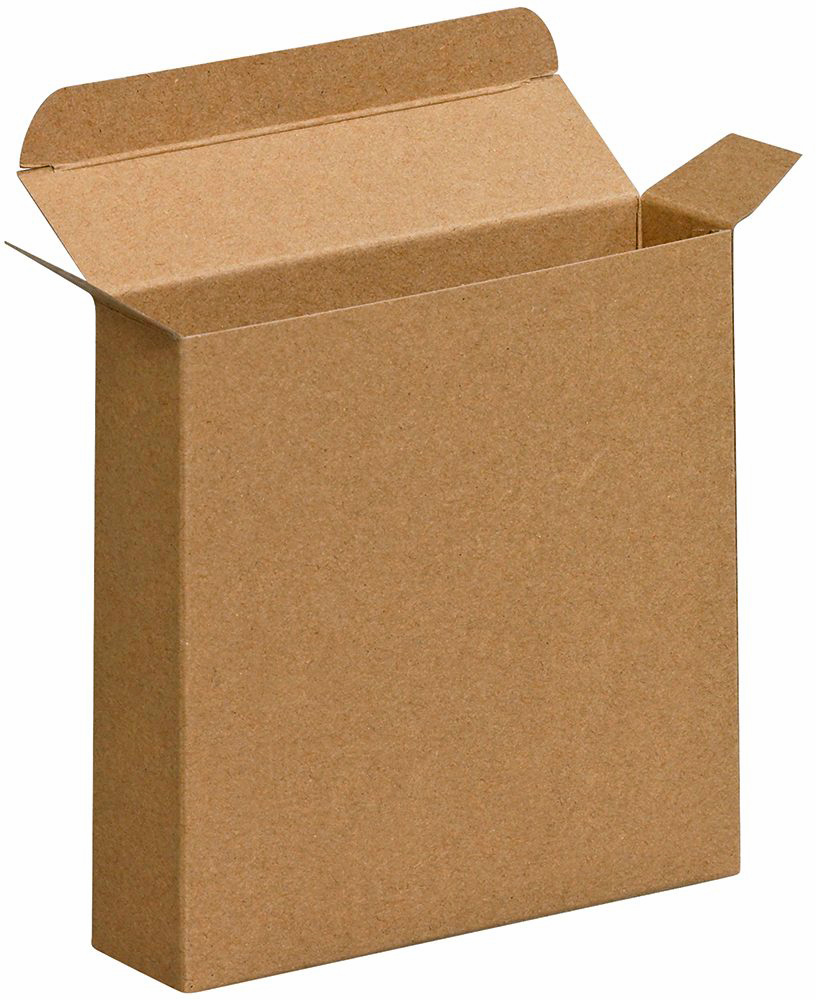 1 5/8 x 4 x 4 Kraft Reverse Tuck Mailers