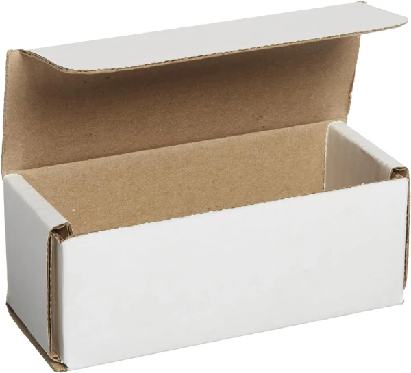 5 x 2 x 2 White Corrugated Mailers 5x2x2 White Cardboard Box Mailers
