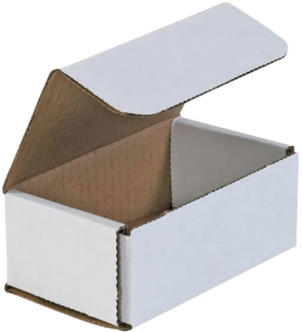5 x 3 x 2 White Cardboard Box Mailers