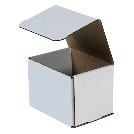 5x4x4 white corrugated mailers
