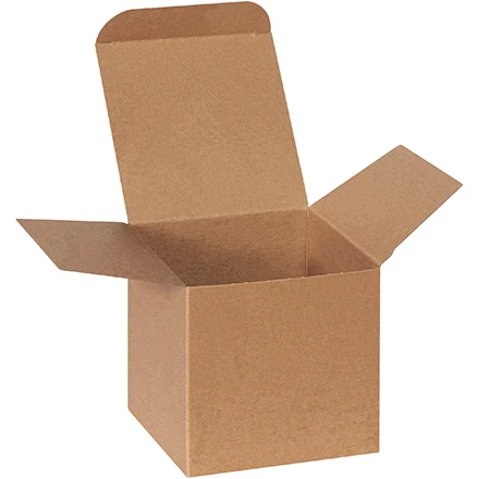 5 x 5 x 5 Kraft Reverse Tuck Mailers