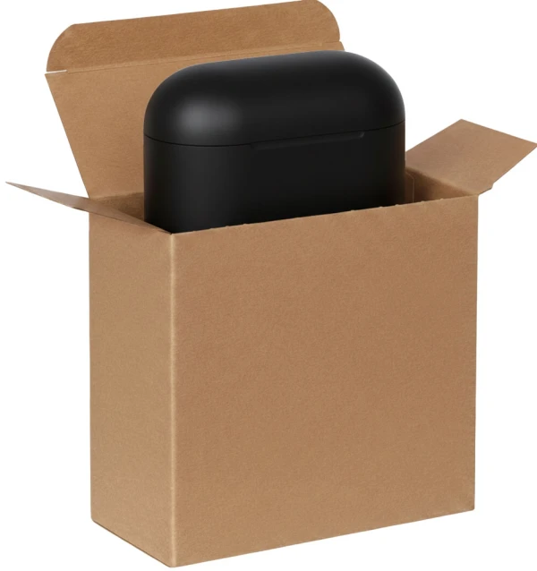 Electronic Accessory in a 5 1/4 x 2 1/4 x 5 1/4 Kraft Reverse Tuck Folding Cartons