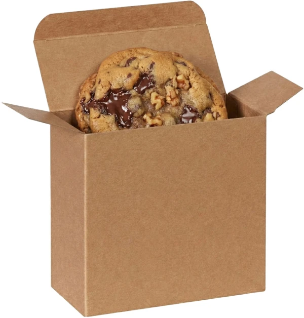 Levian Cookie in a 5 1/4 x 2 1/4 x 5 1/4 Kraft Reverse Tuck Folding Cartons