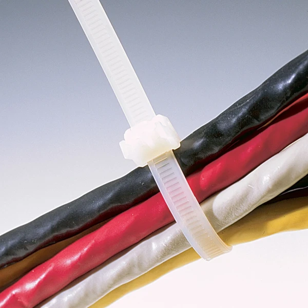Natural 5 1/2 inch Nylon Tamper Evident Clear Cable Ties