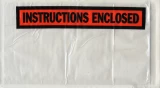 Side Loading 5.5x10 Packing List Envelope Instructions Enclosed