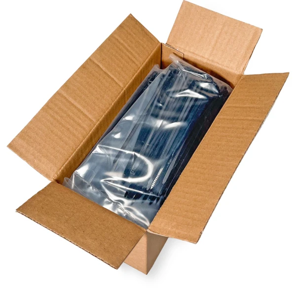 6 inch Black Zip Ties Case Case of 6 inch Nylon Black Zip Ties - 40 pound tensile strength