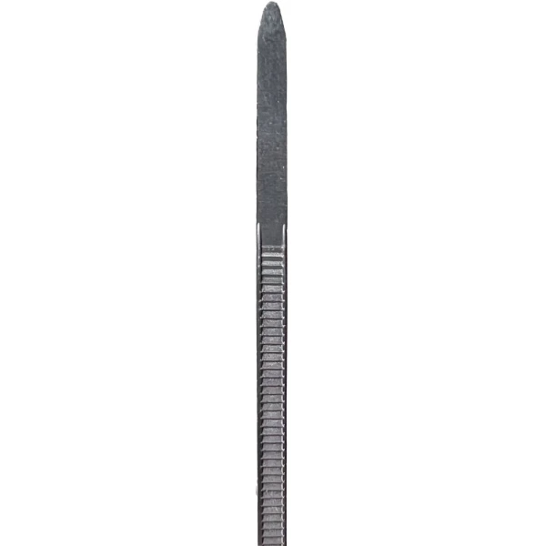 6 inch Black Zip Ties Tail Tail of 6 inch Nylon Black Zip Ties - 40 pound tensile strength