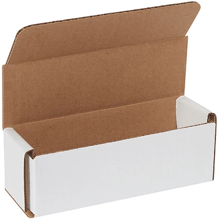 6 x 2 x 2 White Corrugated Mailers 6 x 2 x 2 White Cardboard Box Mailers