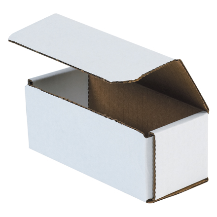 6x2.5x2.375 white corrugated mailers