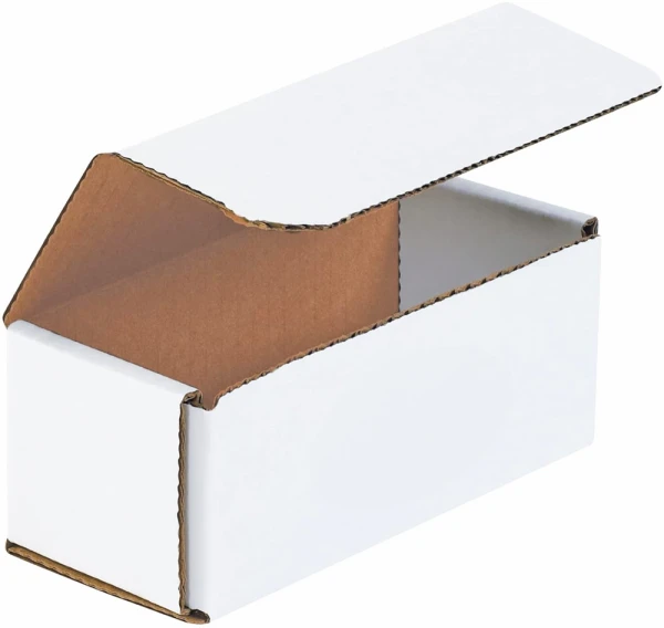 6 x 2.5 x 2.375 White Corrugated Mailers 6 x 2.5 x 2.375 White Cardboard Box Mailers