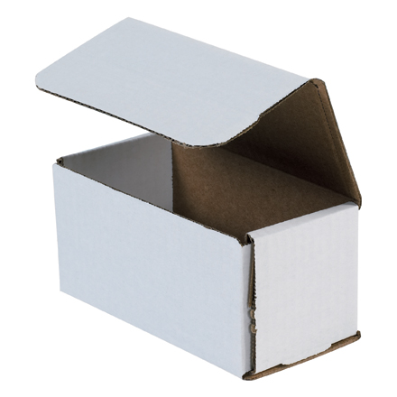 6x3x3 white corrugated mailers