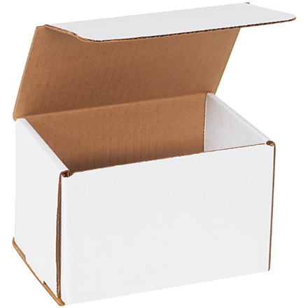 6x4x4 white corrugated mailers