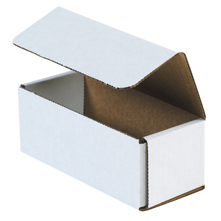 6.5x2.75x2.5 white corrugated mailers