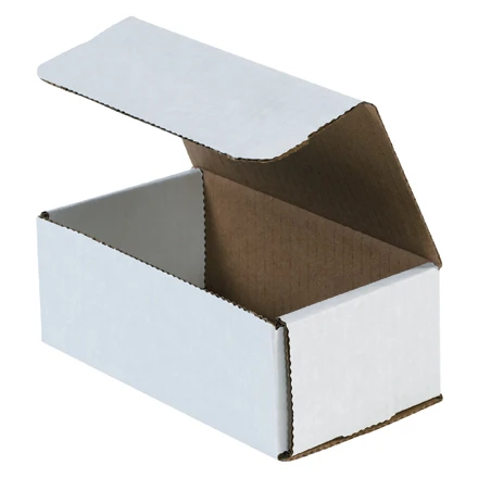 6.5 x 3.625 x 2.5 white corrugated mailers 6.5x3.625x2.5 white corrugated mailers