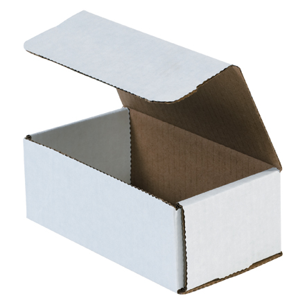 6.5x3.625x2.5 white corrugated mailers