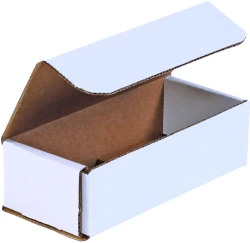 7" x 3" x 2" White Corrugated Mailers
