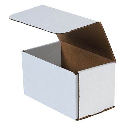 7x4x4 white corrugated mailers