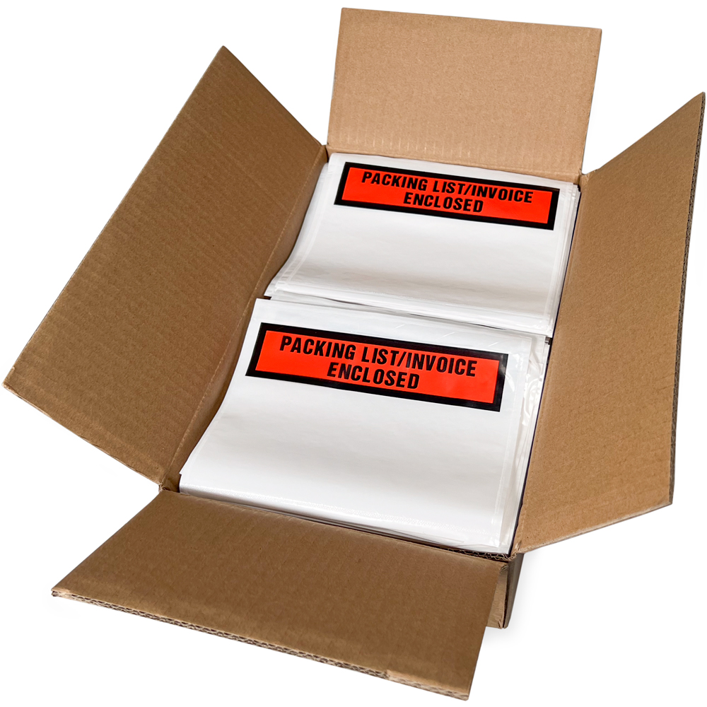 Case of 7 x 5 1/2 PACKING LIST/INVOICE ENCLOSED