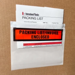 7" x 5-1/2" "PACKING LIST/INVOICE ENCLOSED"