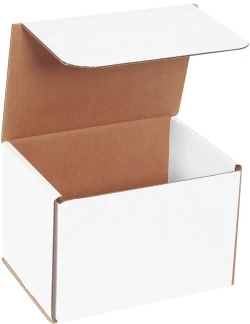 7" x 5" x 4" White Corrugated Mailers