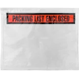 Front of 7 x 5.5 Packing List Enclosed Packing List Envelope